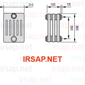 Радиатор IRSAP Tesi 60365/3 T30 CL 01